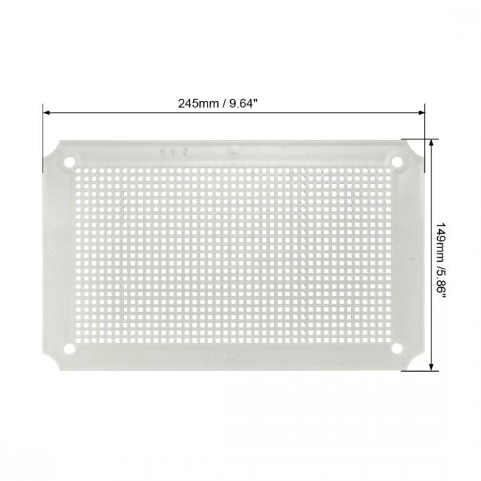 倉庫 uxcell ジャンクションボックス ABSプラスチック製 パネル 防水 280mmX190mmエレクトリカルに対応 atfar.org.ar