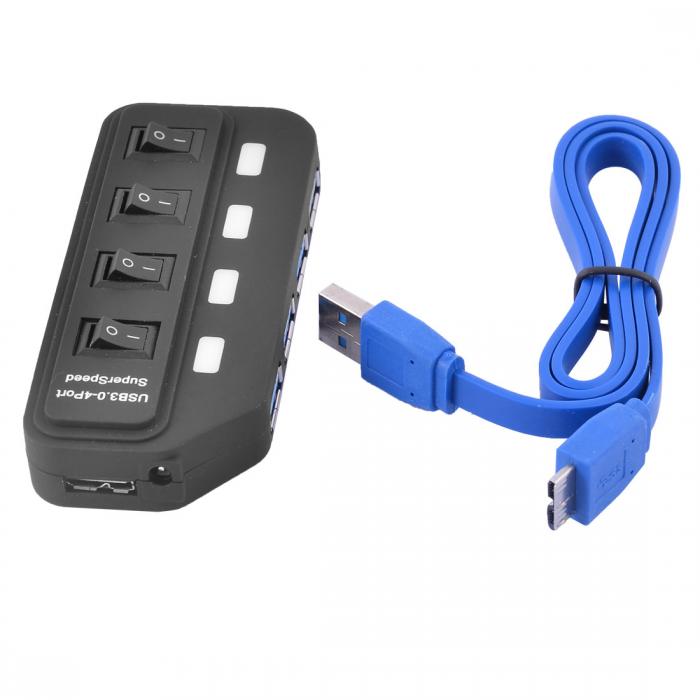 楽天市場】uxcell 4 ポートUSB 2.0 Hub 4ポートUSBハブ機能搭載・データ変換アダプター ブラック 高速 オン/オフ スイッチ付け  : uxcell japan