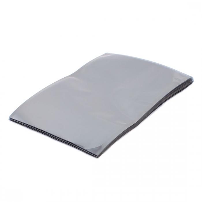uxcell 静電気防止バッグ フラット・オープン・トップ エレクトロニクス シルバートーン 150mm x 200mm 50個入り