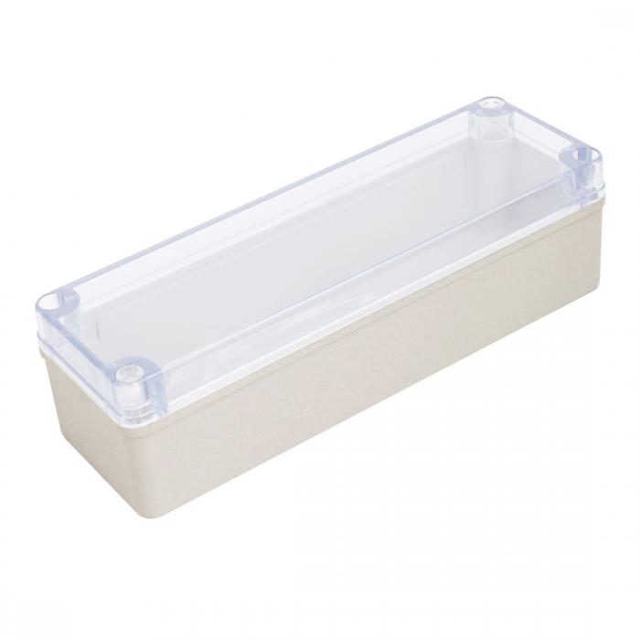 uxcell ジャンクションボックス 250mmx80mmx70mm ABS材質 電子DIYプロジェクトボックス