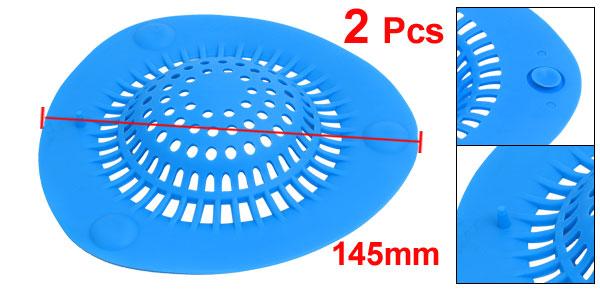 話題の行列 uxcell ヘアキャッチャー ドレインストレーナー シリコーン 直径145 mm ブルー 2個 toothkind.com.au