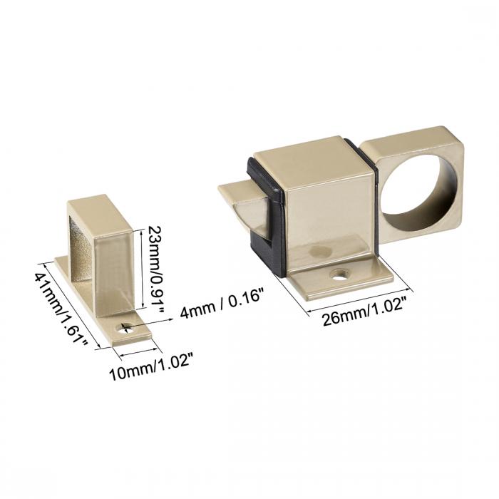 最大43%OFFクーポン uxcell スプリング掛け金 スプリングラッチ 安全スプリングロック アルミ 自動 カーキ 4個入り qdtek.vn