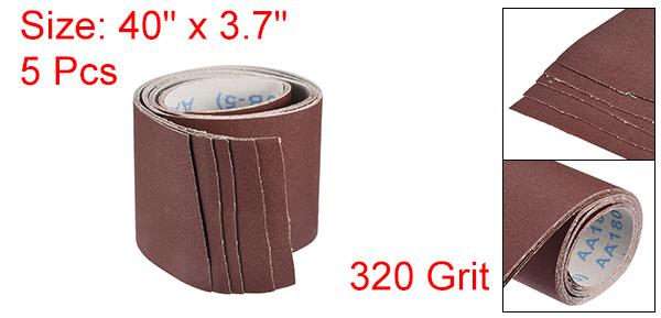 uxcell180グリットサンドペーパー酸化アルミニウムサンディングシートハンドサンダーペーパー木製家具仕上げ用乾式壁サンディング1000mmx95mm金属研磨5個