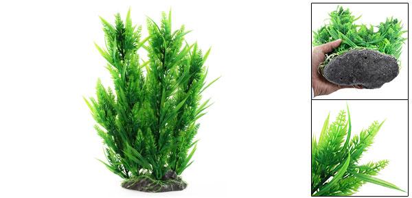 Uxcell 人工水草 水槽内装 セラミック 芝生 プラスチック植物