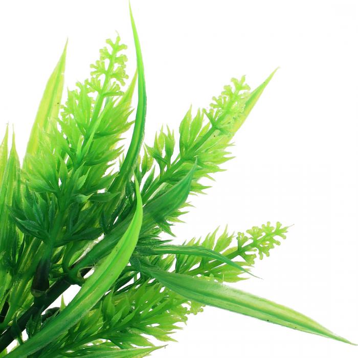 Uxcell 人工水草 水槽内装 セラミック 芝生 プラスチック植物