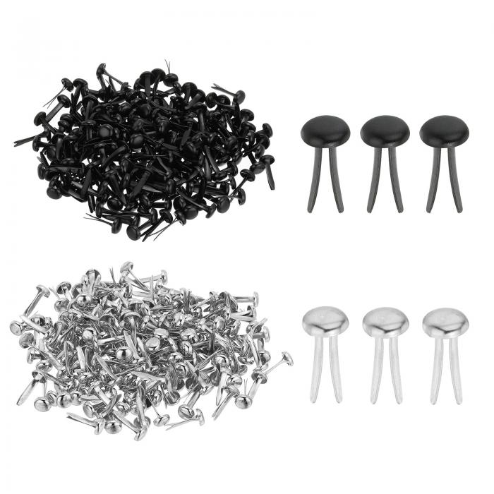 【楽天市場】PATIKIL 1000 PCS ミニ釘4.5 x 8 mm真鍮ペーパーファスナー丸頭メタル釘ペーパークラフトアートスク ラップ ...