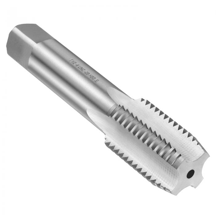 uxcell ハンドプラグタップ1-1/2"-6 UNC 2B 左ハンドスレッドプラグスタイルタップ ストレートフルートねじ切り用工具 ハイスピードスチールHSS6542|uxcell japan