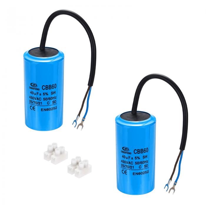 PATIKIL CBB60 Kondensator 35uF 450V – Betriebskondensator Für Waschmaschine, Wasserpumpe & Einphasige Motoren