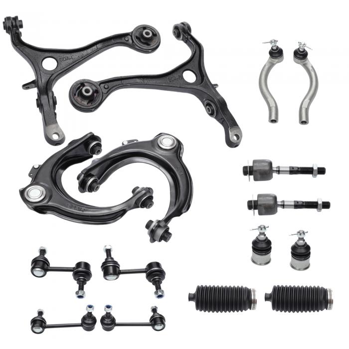 X AUTOHAUX Hondaに対応アコード用16個フロントサスペンションキットアッパーロワーコントロールアームインナーアウタータイロッドエンドフロントリアスウェイバーリンクロワーボールジョイントブート付きNo.ES80287/ES80288/K80228/EV80210｜uxcell japan