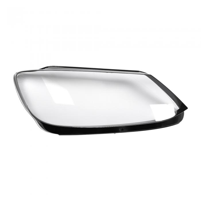 VekAuto VWに対応 シャラン 2012-2019年用 ヘッドライトレンズカバー PC製 フロント右 クリア ブラック 1個｜uxcell japan