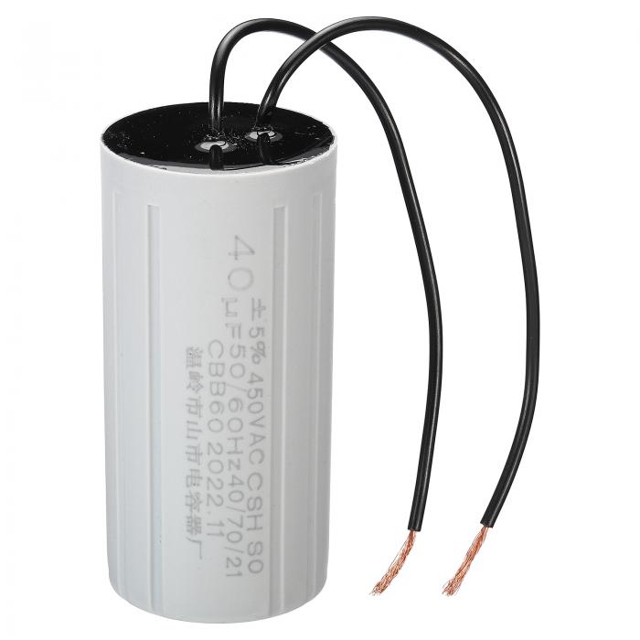 PATIKIL CBB60 30uF Funzione Condensatore,2pz CA 250V 4 pin 50/60Hz