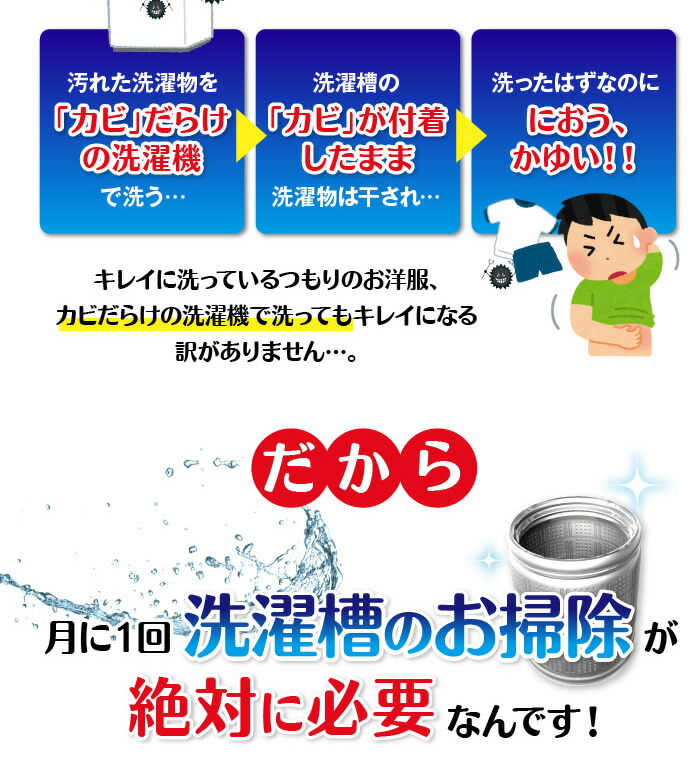 市場 UYEKI カビ取り剤 洗濯槽クリーナー 結露 掃除 洗濯槽 洗たく槽カビトルデス 洗濯機 カビとり 梅雨 1回分×3個セット 湿気 カビ取り  カビ防止