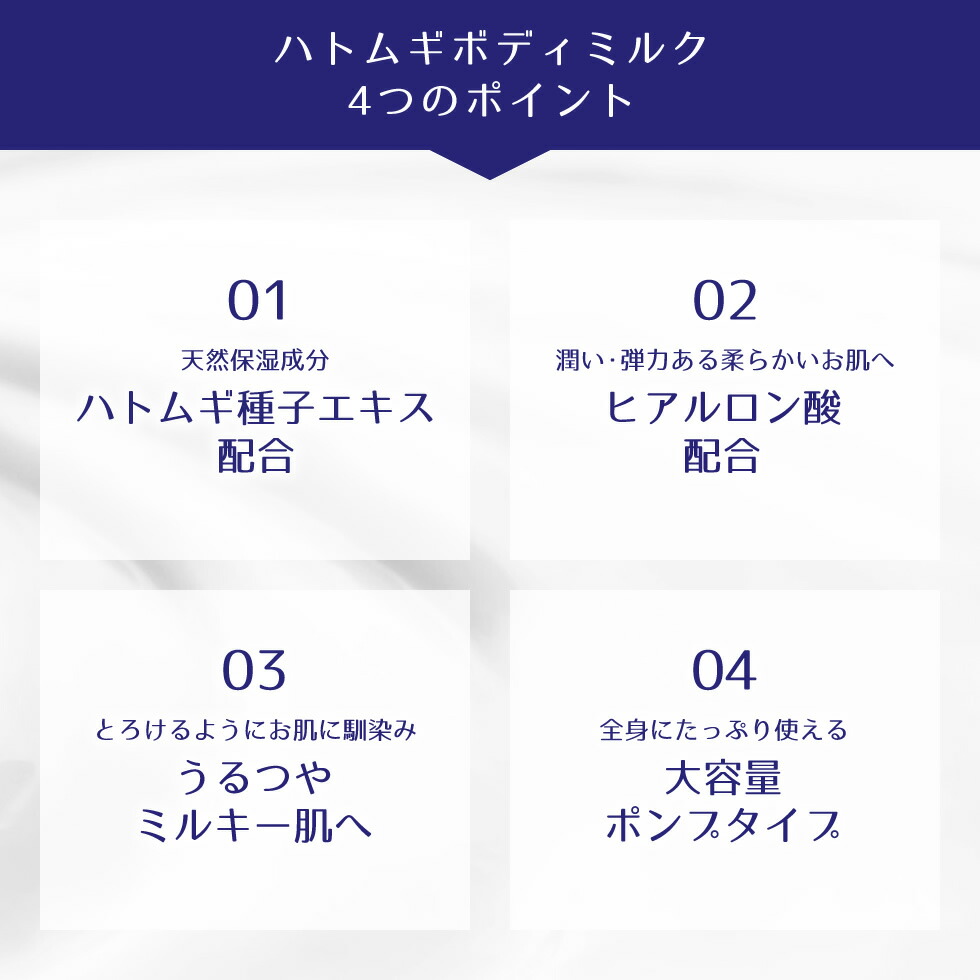 麗白 ハトムギ ボディミルク 本体 400ml [ ハトムギ 鳩麦 肌 ボディ