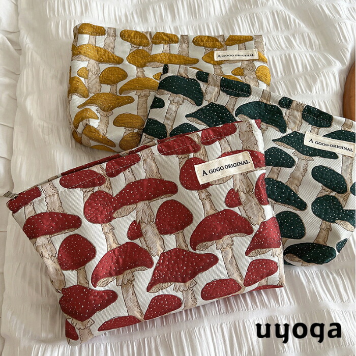 兎ときのこ柄 チェーントップ