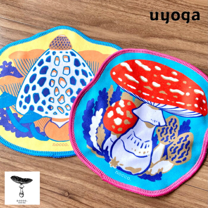 楽天市場】morita Miw ガーゼ・パイルハンカチ ［リスと可愛い茸