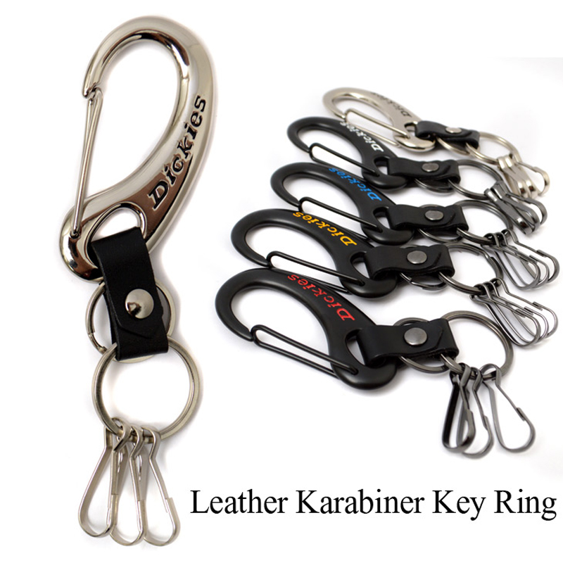 カラビナ　キーホルダー　キーケース　キーリング　ブラック 楽天市場】送料無料 キーホルダー キーリング カラビナフック