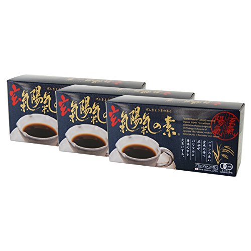 後払い手数料無料 玄氣陽氣の素 有機JAS認定 2gX36包 ×3箱セット 品質満点