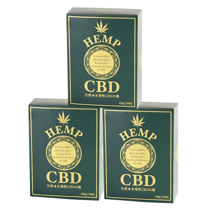 元気★水溶性CBDの素 5g×30包　×3箱