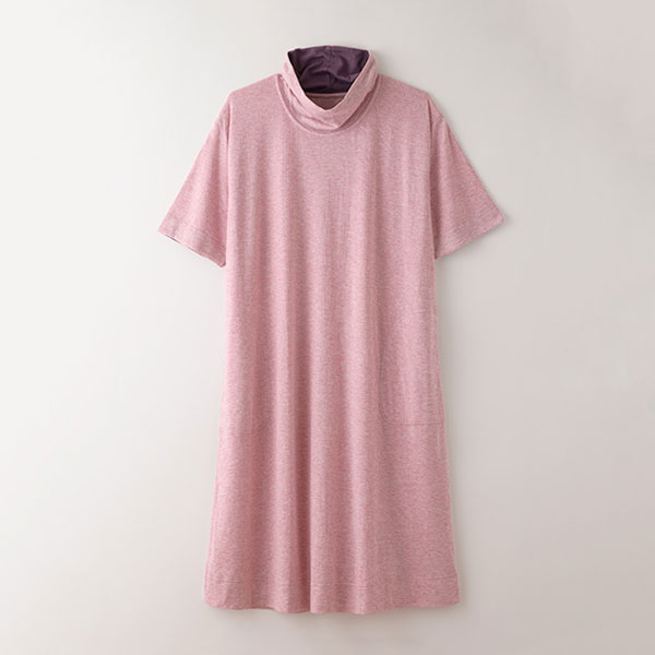 楽天市場 竹布 Takefu 癒布 ゆふ ワンピース ピンク M L 京都太秦しぜんむら