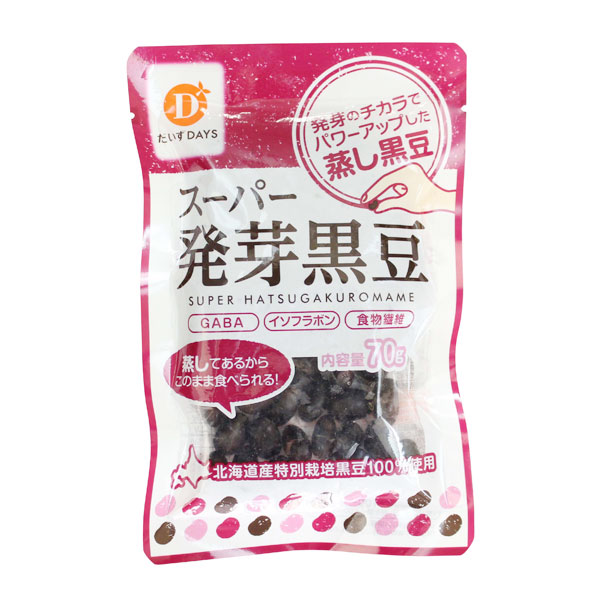 だいずデイズ スーパー発芽黒豆 70g【サマーセール】