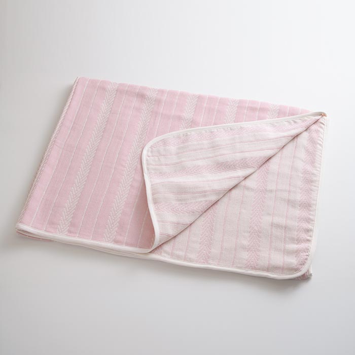 竹布-TAKEFU- 三重ガーゼ毛布 鈴風 桜（さくら）