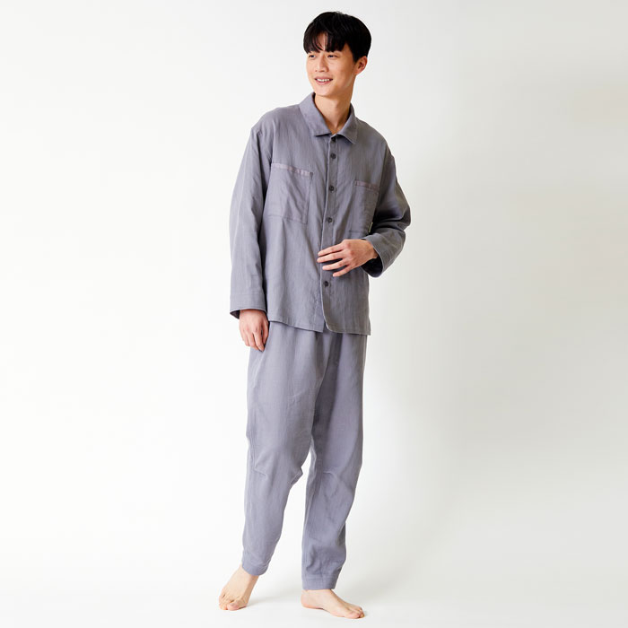 楽天市場】Liflance（リフランス） 綿麻強撚ワッフルガーゼパジャマ