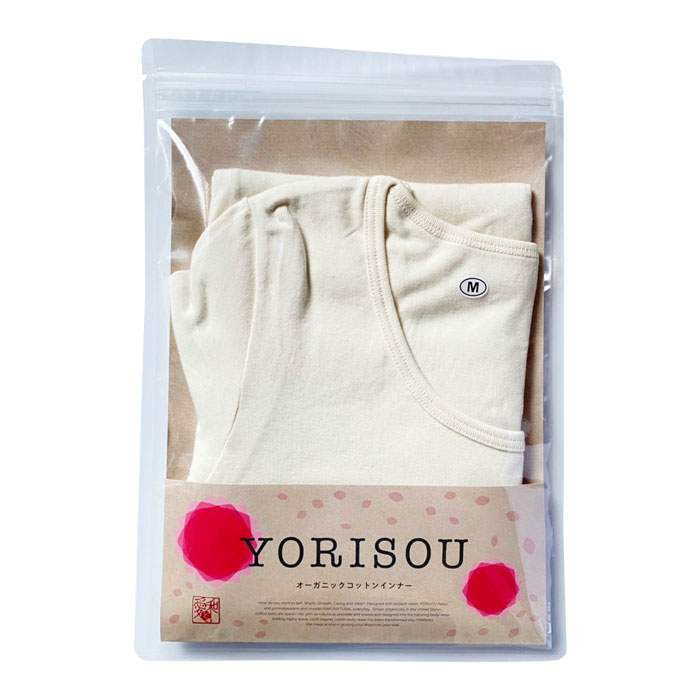 プレマシャンティ YORISOU Organic八分袖プルオーバー M