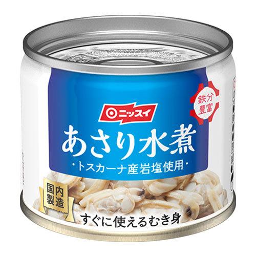 日本水産 あさり水煮 125g×12個セット ［魚介　缶詰］