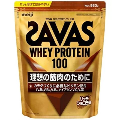 明治 ザバス ホエイプロテイン１００ リッチショコラ 980g ［プロテイン ザバス］