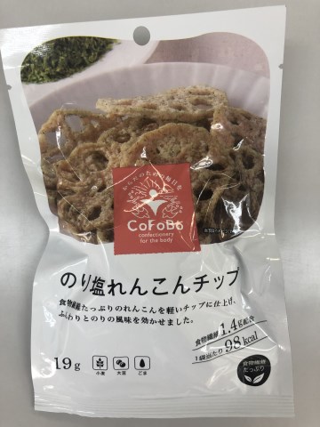 楽天市場 cofobo のり塩れんこんチップ 19g 6個セット vドラッグ 楽天市場店