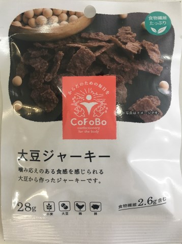 楽天市場 ｃｏｆｏｂｏ 大豆ジャーキー ２８ｇ 5個セット ｖドラッグ 楽天市場店