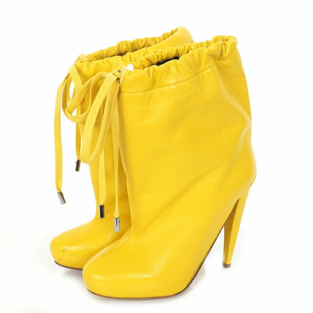 yellow booties