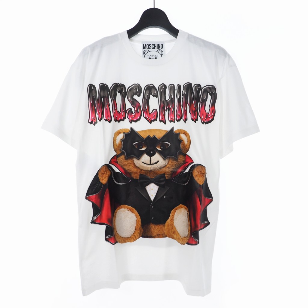 MOSCHINO モスキーノ　クマプリント 半袖Tシャツ　新品未使用 美品】MOSCHINO モスキーノ ベアー クマ Tシャツ - メルカリ
