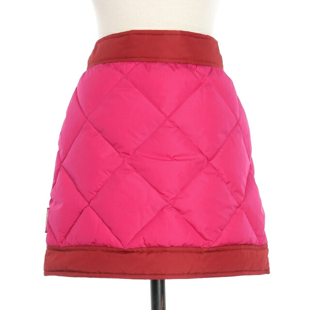 【中古】ディースクエアード DSQUARED2 22AW Quilted Down Skirt キルティング ダウンスカート 38 ピンク S72MA0910 国内正規 レディース 【ベクトル 古着】 240709