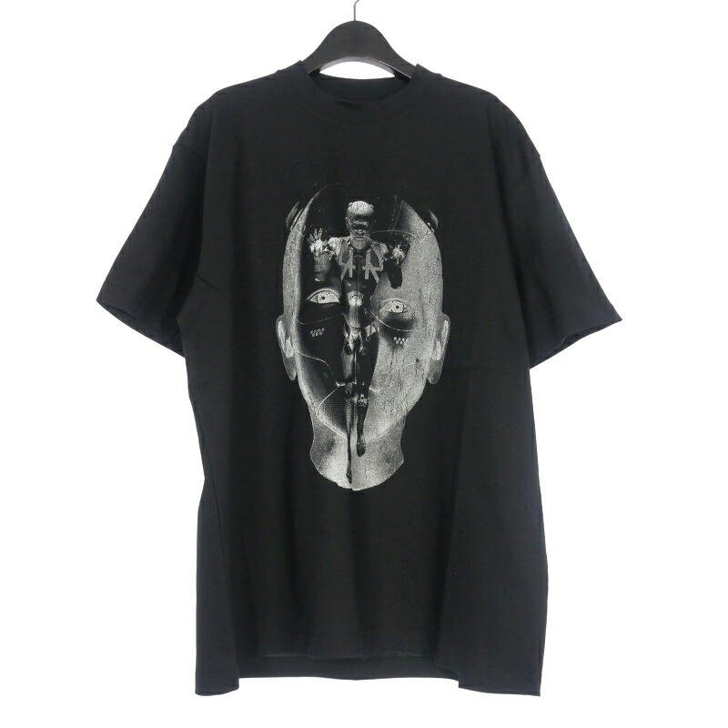 【中古】未使用品 フォーティーフォーレーベルグループ 44 LABEL GROUP × ANYMA グラフィックTシャツ カットソー 半袖 L ブラック 黒 B0030376 FA141 国内正規 メンズ 【ベクトル 古着】 250913