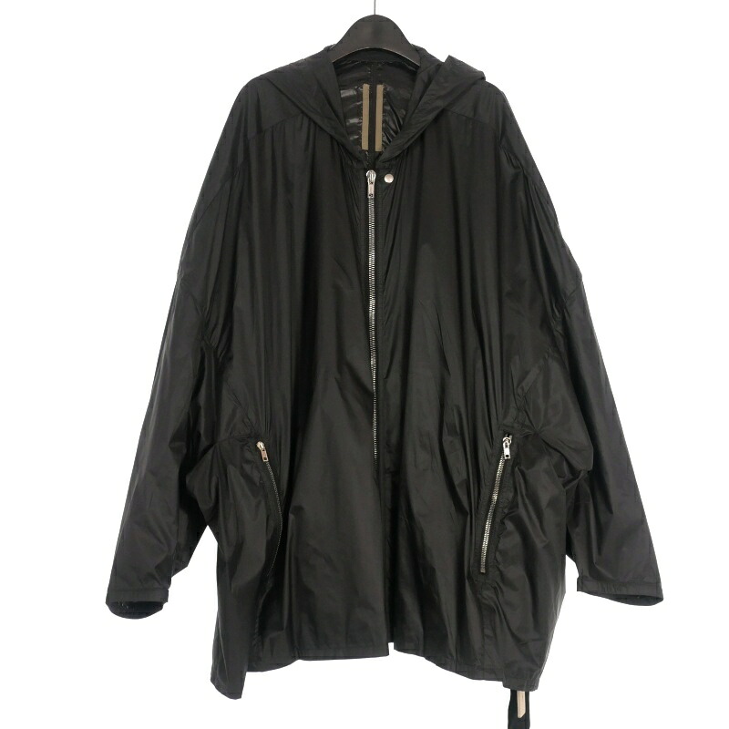 【中古】未使用品 ダークシャドウ DRKSHDW リックオウエンス 24AW HOODED PETER ジップフーディ パーカー 長袖 XS ブラック 黒 DU02D2785NP メンズ 【ベクトル 古着】 250426