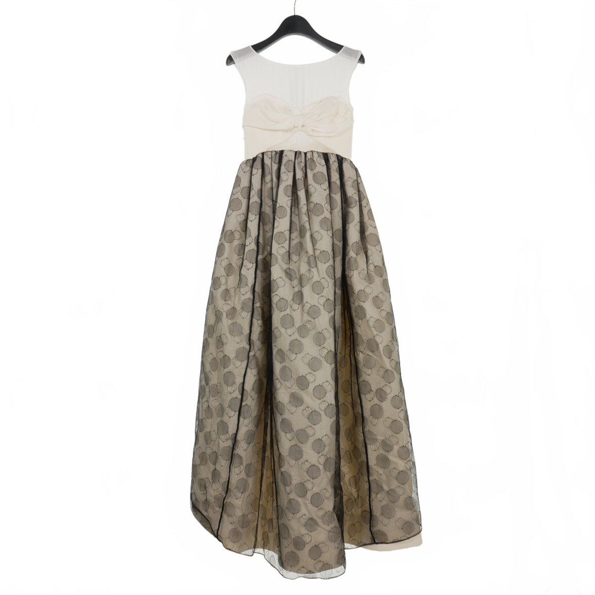 【中古】メゾンマルジェラ Maison Margiela 22SS Empire Waist Dress エンパイアウエストドレス ロングワンピース 36 白 ホワイト S51CU0295 国内正規 レディース 【ベクトル 古着】 260112