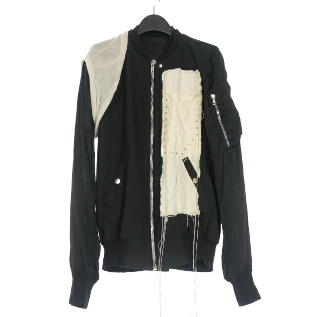 楽天市場】Rick Owens 2018SS Leather Bomber Jacket RU18S5775-LBG