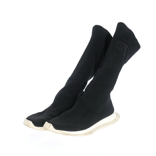 【中古】ダークシャドウ DRKSHDW リックオウエンス RUNNER STRETCH SOCK LOW ソックススニーカー 靴 ブラック 黒 メンズ 【ベクトル 古着】 250927
