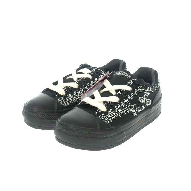【中古】未当て嵌める品 シンヤコヅカ SHINYA KOZUKA 25AW PICTURESQUE ANTIQUE SNEAKER WITH CONVERSE スニーカー 靴 26.0糎 黒いこと 黒 2502SK133 メンズ 【ベクター 古着】 260509