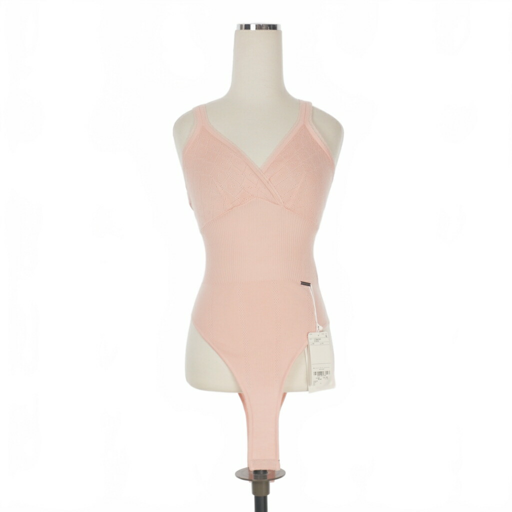 【中古】ディースクエアード DSQUARED2 23AW ノースリーブ ボディースーツ タンクトップ ニット XS ピンク S72NA0095 国内正規 レディース 【ベクトル 古着】 251027