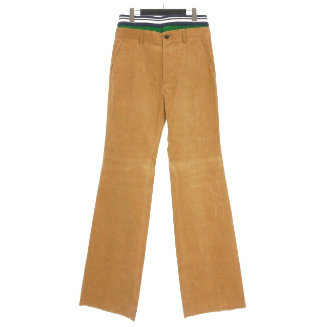 【中古】未使用品 ディースクエアード DSQUARED2 23AW Track Cord Slouch Pant コーデュロイ レイヤードパンツ スラックス 50 ベージュ S71KB0551 国内正規 メンズ 【ベクトル 古着】 251117｜VECTOR&times;Refine