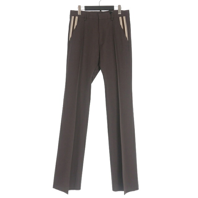 【中古】未使用品 ディースクエアード DSQUARED2 23AW Tailored Track Pant テーラードトラックパンツ スラックス 44 ブラウン 茶 S71KB0549 国内正規 メンズ 【ベクトル 古着】 251118|VECTOR×Refine