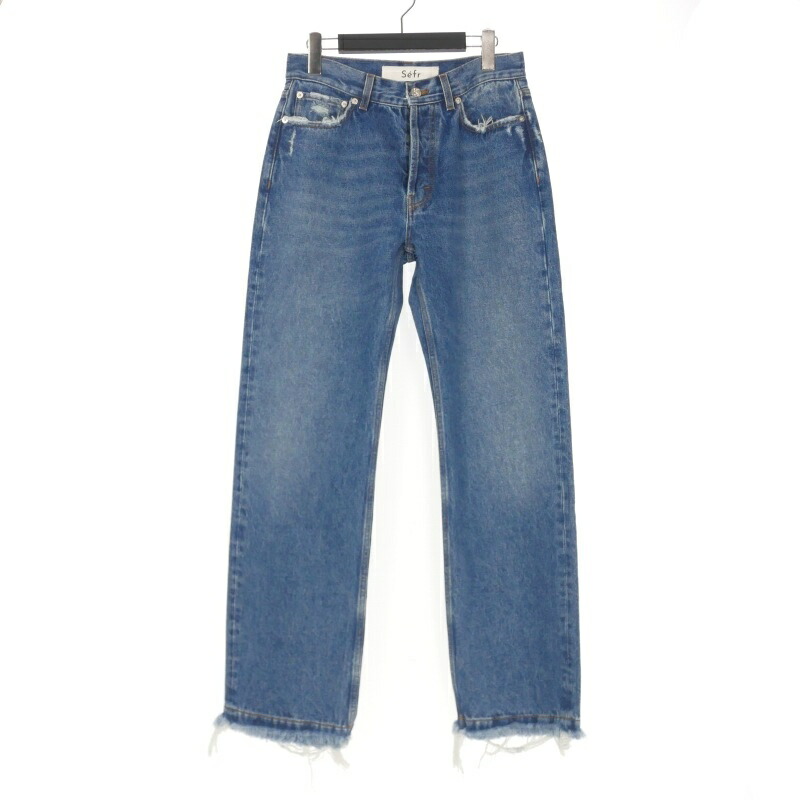 【中古】未使用品 セファ Sefr 25AW Frayed Cut Jeans DARK RIVER BLUE デニムパンツ ジーンズ 30in インディゴ SF-25FWM-048 メンズ 【ベクトル 古着】 251120|VECTOR×Refine