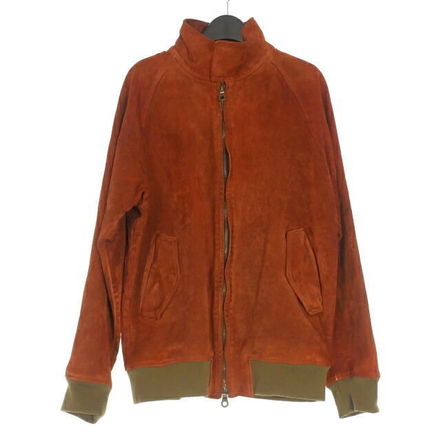 【中古】イサムカタヤマバックラッシュ ISAMU KATAYAMA BACKLASH JPカーフスエードシロ鞣し レザージャケット ブルゾン 長袖 L キャメル メンズ 【ベクトル 古着】 251211