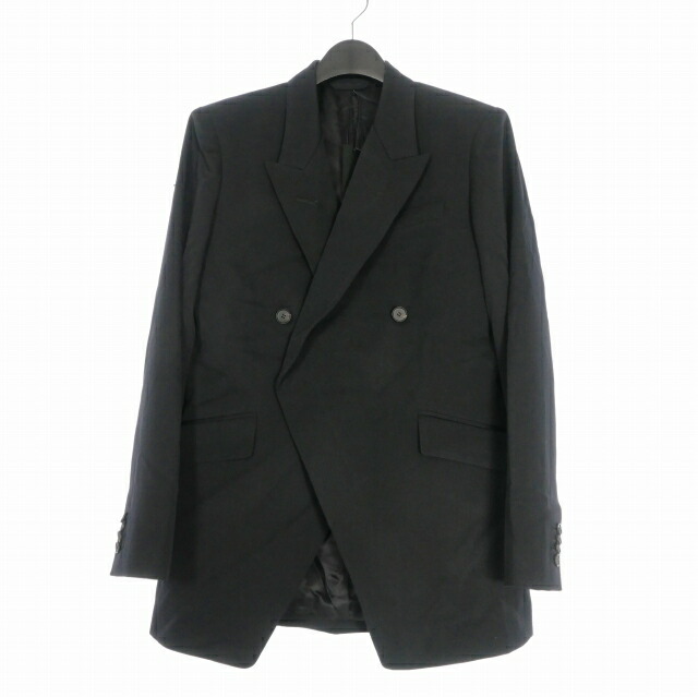 【中古】未使用品 ヒビキナカミナミ HIBIKI NAKAMINAMI Fitted blazer ジャケット ブレザー 長袖 46 ブラック 黒 000-0201-12313-5046 メンズ 【ベクトル 古着】 251222