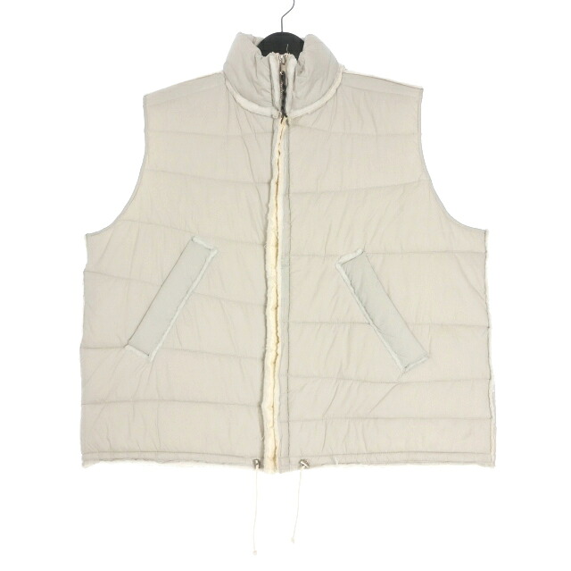 【中古】未当て嵌める品 カミエルフォートへンス CAMIEL FORTGENS BODY WARMER パデットベスト 中綿 S 点火装置薄墨色 メンズ 【ベクター 古着】 251223