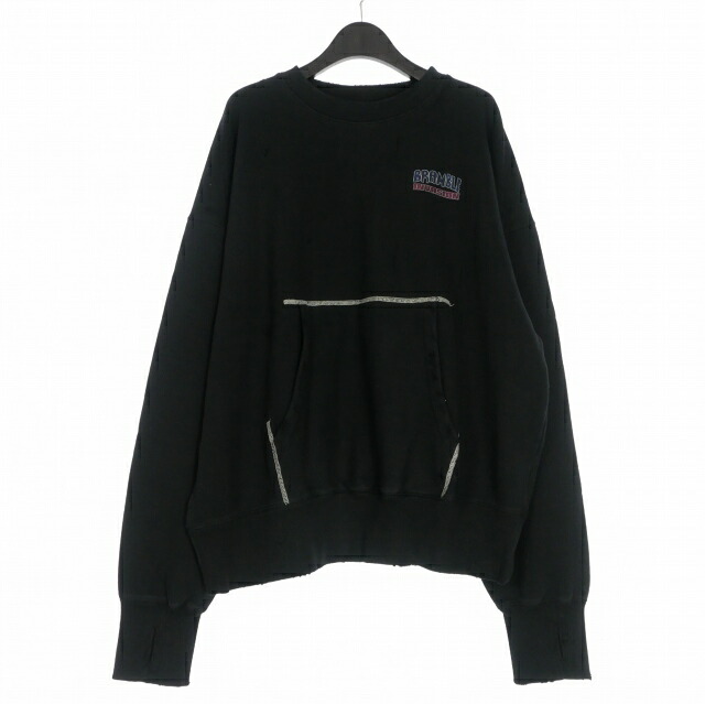 【中古】未当て嵌める品 ミシェル 71 MICHAEL 24AW 不都合産業 オーバーサイズスウェットシャツ 調教師 長袖 2(M) 黒いこと 黒 MC243C042 メンズ 【ベクター 古着】 260111