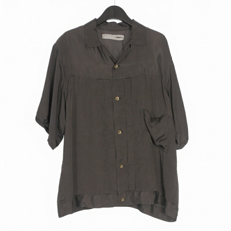 【中古】未使用品 ネイプ NAPE 25SS DECAY TYPE1st HSH オープンカラーシャツ 半袖 2 ブラック 黒 432 メンズ 【ベクトル 古着】 260126