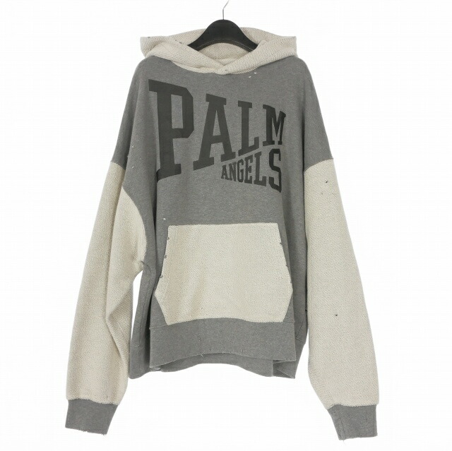 【中古】未当て嵌める品 パームエンジェルス PALM ANGELS 23AW M COLLEGE HOODY 不都合産業 刷り上げる フーディ パーカー 長袖 M 薄墨色 PMBB117F23FLE0030910 国内置き目 メンズ 【ベクター 古着】 260124